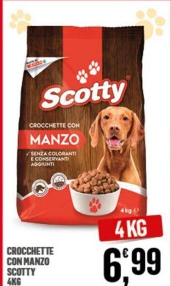 Eurospar CROCCHETTE CON MANZO SCOTTY 4KG offerta