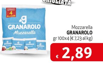 Maxi Supermercati Mozzarella GRANAROLO gr 100x4 offerta