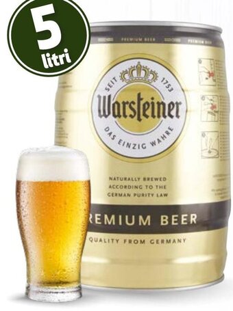 Maxi Supermercati Birra WARSTEINER ml 5000 offerta