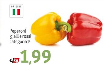 Peperoni gialli e rossi categoria 1ª