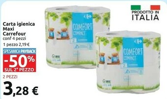 Carrefour Carrefour Carta Igienica Maxi offerta