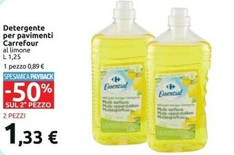 Carrefour Carrefour Detergente Per Pavimenti offerta