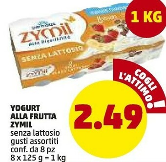 PENNY Zymil Yogurt Alla Frutta offerta
