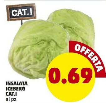 PENNY Insalata Iceberg offerta
