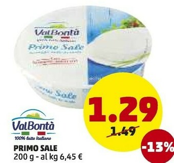 PENNY Valbontà Primo Sale offerta