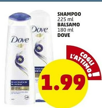 PENNY Dove Shampoo / Balsamo offerta