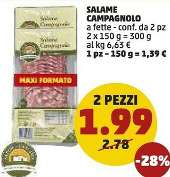 PENNY Salame Campagnolo offerta