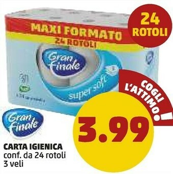 PENNY Gran Finale Carta Igienica offerta