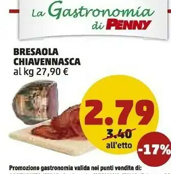 PENNY Chiavennasca Bresaola offerta