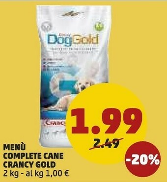 PENNY Crancy Gold Menu Complete Cane offerta