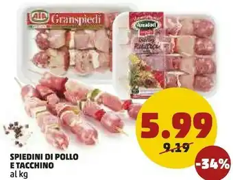 PENNY Penny Market Spiedini Di Pollo E Tacchino offerta