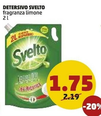 PENNY Penny Market Detersivo Svelto Fragranza Limone offerta