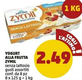 PENNY Zymil Yogurt Alla Frutta offerta