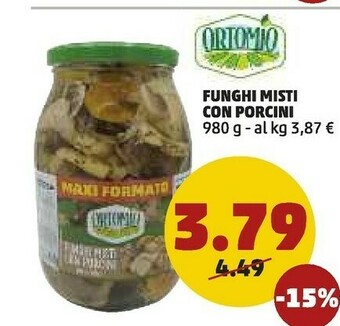 PENNY Ortomio Funghi Misti Con Porcini offerta