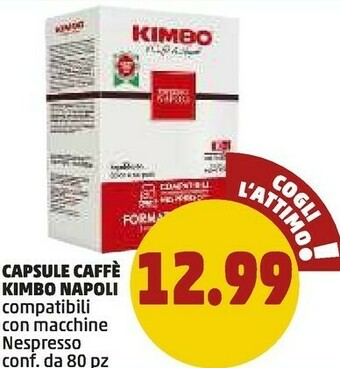 PENNY Kimbo Capsule Caffe Napoli offerta