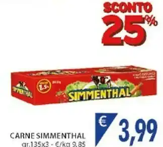 Mercatò Simmenthal Carne 405 G offerta