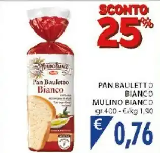 Mercatò Mulino Bianco Pan Bauletto 400 G(ml) offerta