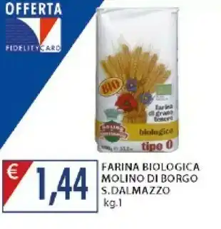 Mercatò Molino di borgo s. dalmazzo Farina Di Grano Tenero Tipo 00 1000 G(ml) offerta