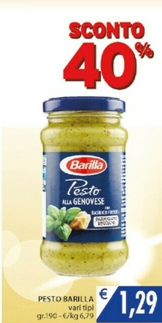 Barilla Pesto Alla Genovese 190 G