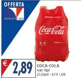 Mercatò Coca cola zero offerta