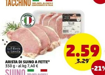 PENNY Arista Di Suino A Fette offerta
