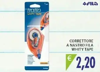 Fila Correttore A Nastro Whity Tape