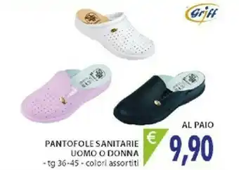 Griff Pantofole Sanitarie Unisex