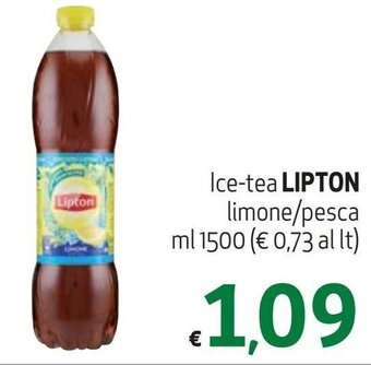 Maxi Supermercati Ice-tea LIPTON limone/pesca ml 1500 offerta