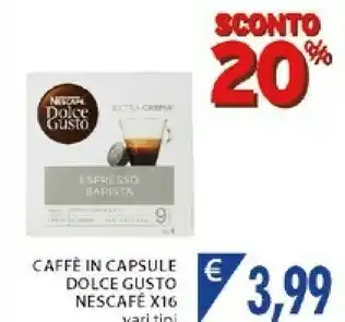 Mercatò Nescafé Nescafe Caffe In Capsule Dolce Gusto offerta