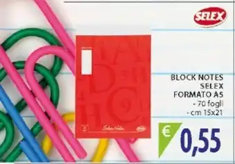 Selex Block Notes Formato A5