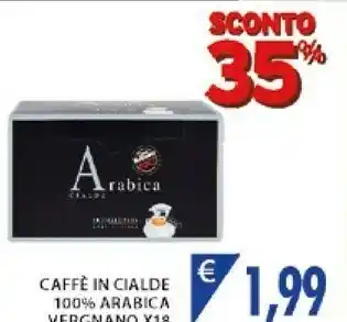 Vergnano Caffe In Cialde 100% Arabica