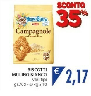Mercatò Mulino Bianco Campagnole 700 G(ml) offerta