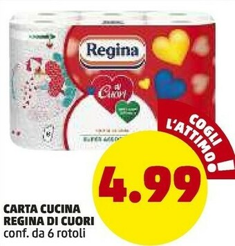 PENNY Regina Di Cuori Carta Cucina offerta