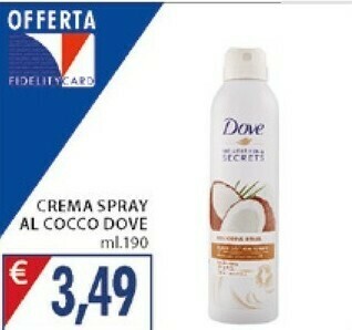 Mercatò Dove Crema Spray Al Cocco offerta