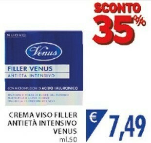 Mercatò Venus Crema Viso Filler Antieta Intensivo offerta