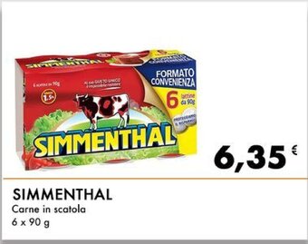 Iper Tosano SIMMENTHAL Carne in scatola 6 x 90 g offerta