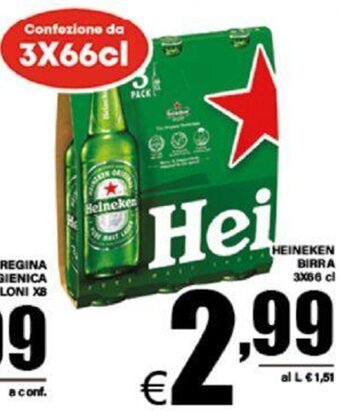 DEM HEINEKEN BIRRA 3x66 cl offerta