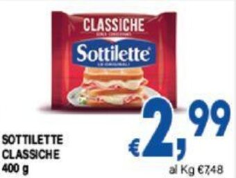 DEM SOTTILETTE CLASSICHE 400 g offerta