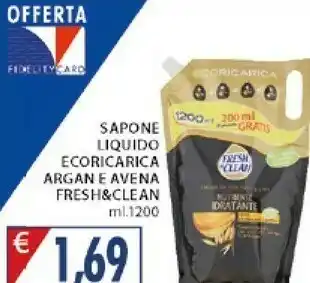 Mercatò Fresh & Clean Sapone Liquido Ecoricarica offerta