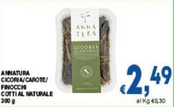 DEM ANNATURA CICORIA/CAROTE/ FINOCCHI COTTIAL NATURALE 300 g offerta