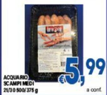 DEM ACQUARIO SCAMPI MEDI 21/30 500/375 g offerta
