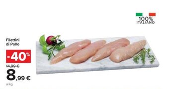 Carrefour Iper Filettini di Pollo offerta