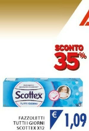 Mercatò Scottex Fazzoletti Tutti I Giorni offerta