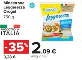 Carrefour Iper Minestrone Leggerezza Orogel 750 g offerta