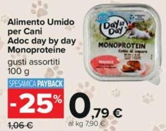 Alimento Umido per Cani Adoc day by day Monoproteine 100 g