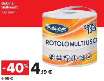 Carrefour Iper Bobina Bulkysoft 135 metri offerta