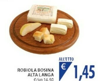 Mercatò Robiola Bosina Alta Langa offerta