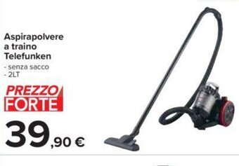 Carrefour Iper Telefunken Aspirapolvere a traino 2LT offerta