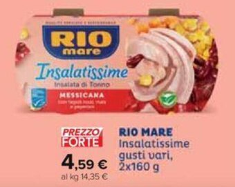 RIO MARE Insalatissime gusti vari 2x160 g