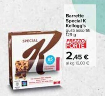 Carrefour Iper Barrette Special K Kellogg's gusti assortiti 129 g offerta